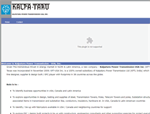 Tablet Screenshot of kalpatarupower.us